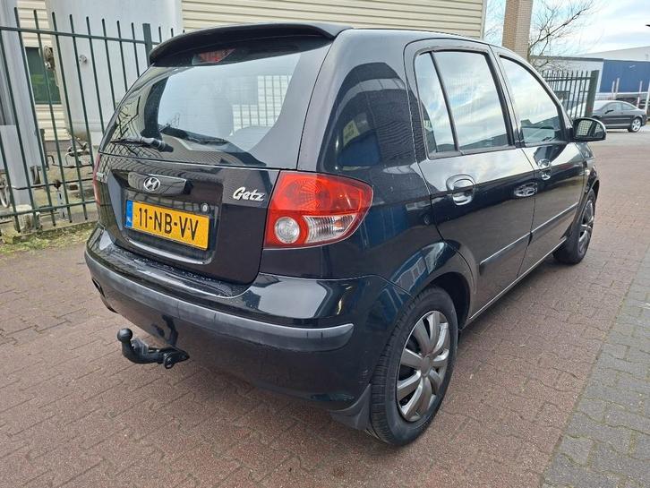 Hyundai Getz 1.6 5DRS 2003 Zwart, Auto's, Hyundai, Bedrijf, Getz, Airconditioning, Trekhaak, Benzine, C, Hatchback, Handgeschakeld