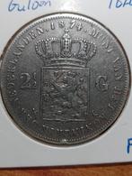 2 1/2 gulden 1874 Zwaard, Postzegels en Munten, Munten | Nederland, Koning Willem III, Zilver, Ophalen of Verzenden, Losse munt