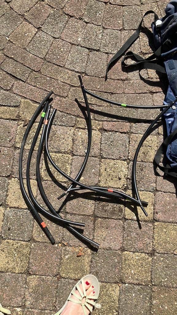 Bakfietstent Babboe City gratis, Ophalen, Gebruikt