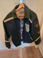 Avirex leren jas  vintage varsity canadian maat m, Ophalen of Verzenden, Zo goed als nieuw, Bruin