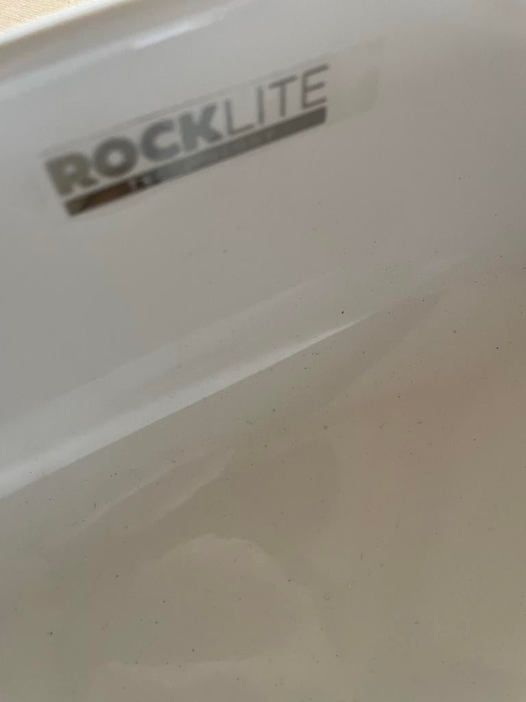Witte waskom Cersanit Rocklite, Ophalen, Nieuw, Wastafel