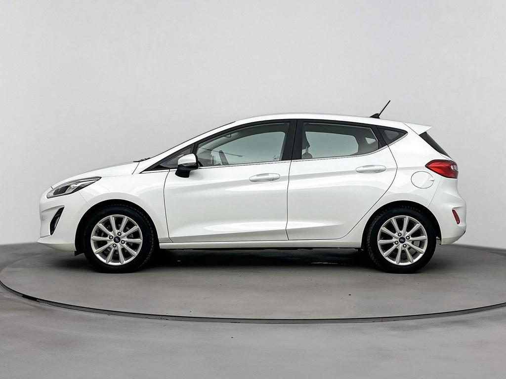Ford Fiesta 1.0 EcoBoost Titanium 95PK | Navigatie | Stoel,-, Auto's, Stof, Gebruikt, Euro 6, 1064 kg