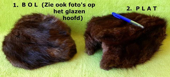 NERTS muts - Echt Bont -> Donkerbruin - 2 Verschillende, Kleding | Dames, Gelegenheidskleding, Zo goed als nieuw, Overige typen