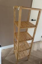 MUSKAN Badkamerkast / stellingkast bamboe, (Half)hoge kast, Minder dan 50 cm, Ophalen of Verzenden, Zo goed als nieuw