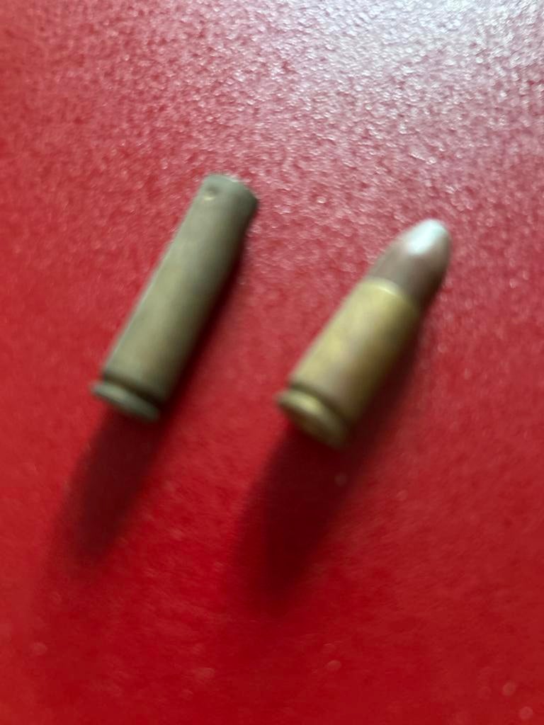 Decoratieve kogel en huls - 9mm (replica), Verzamelen, Verzenden, Gebruikt