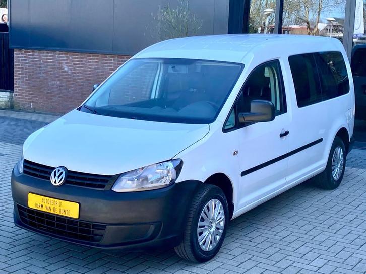 Volkswagen Caddy maxi 1.6 TDI DUBBELE CABINE NIEUWSTAAT CRUI, Auto's, Bestelauto's, Bedrijf, Te koop, ABS, Airbags, Airconditioning