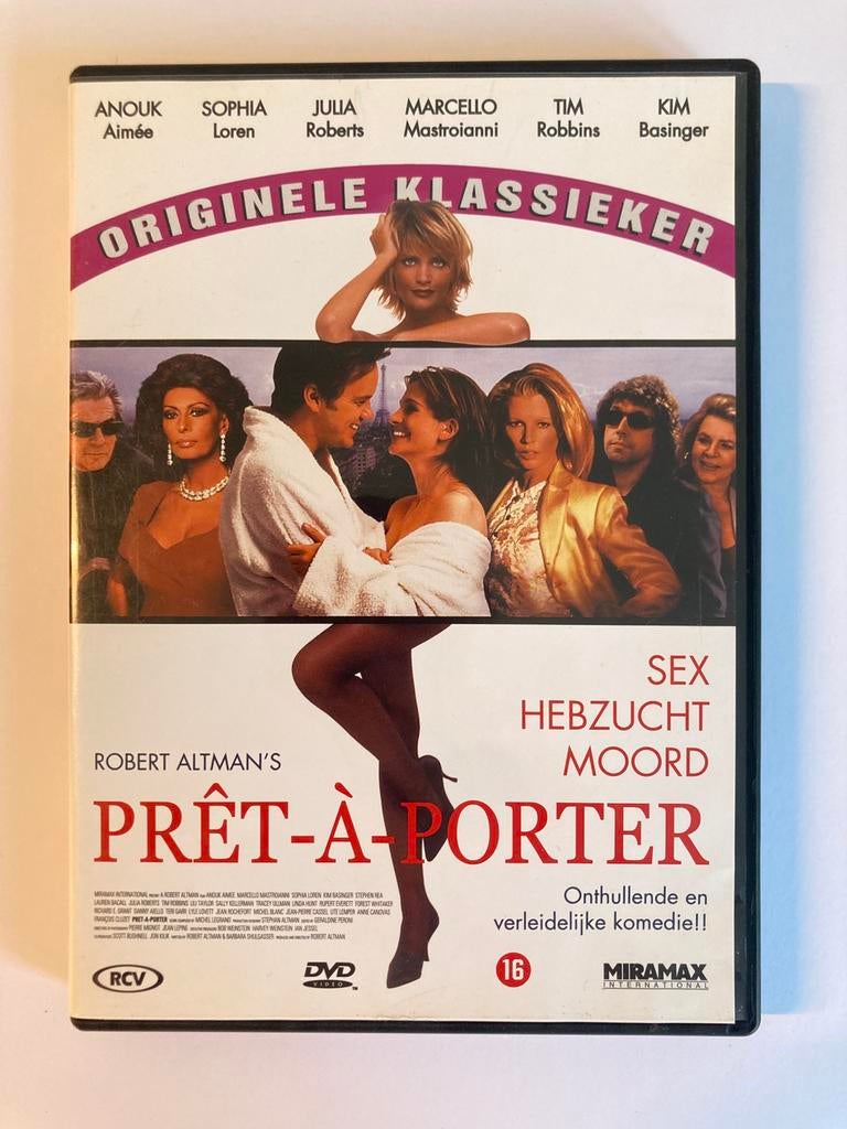 Prêt-à-Porter, 1994 / DVD / Robert Altman, Alle leeftijden, Ophalen of Verzenden, Zo goed als nieuw, Overige genres
