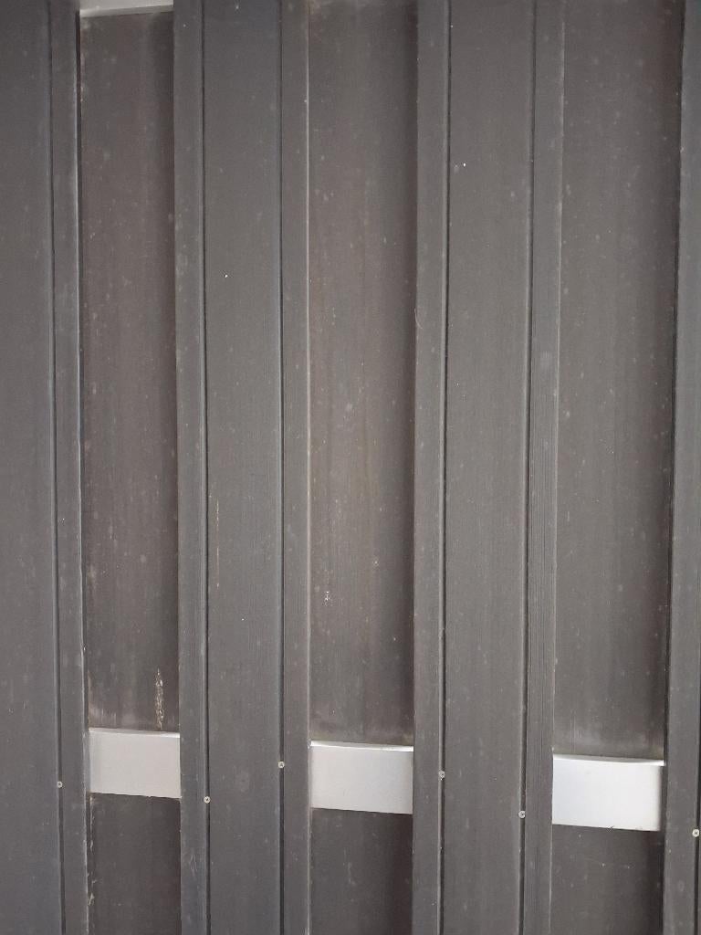 Gedeelte schutting composiet Design 0.65 x 1.80 cm Al. frame, Ophalen, 1 tot 2 meter, Minder dan 3 meter, Nieuw