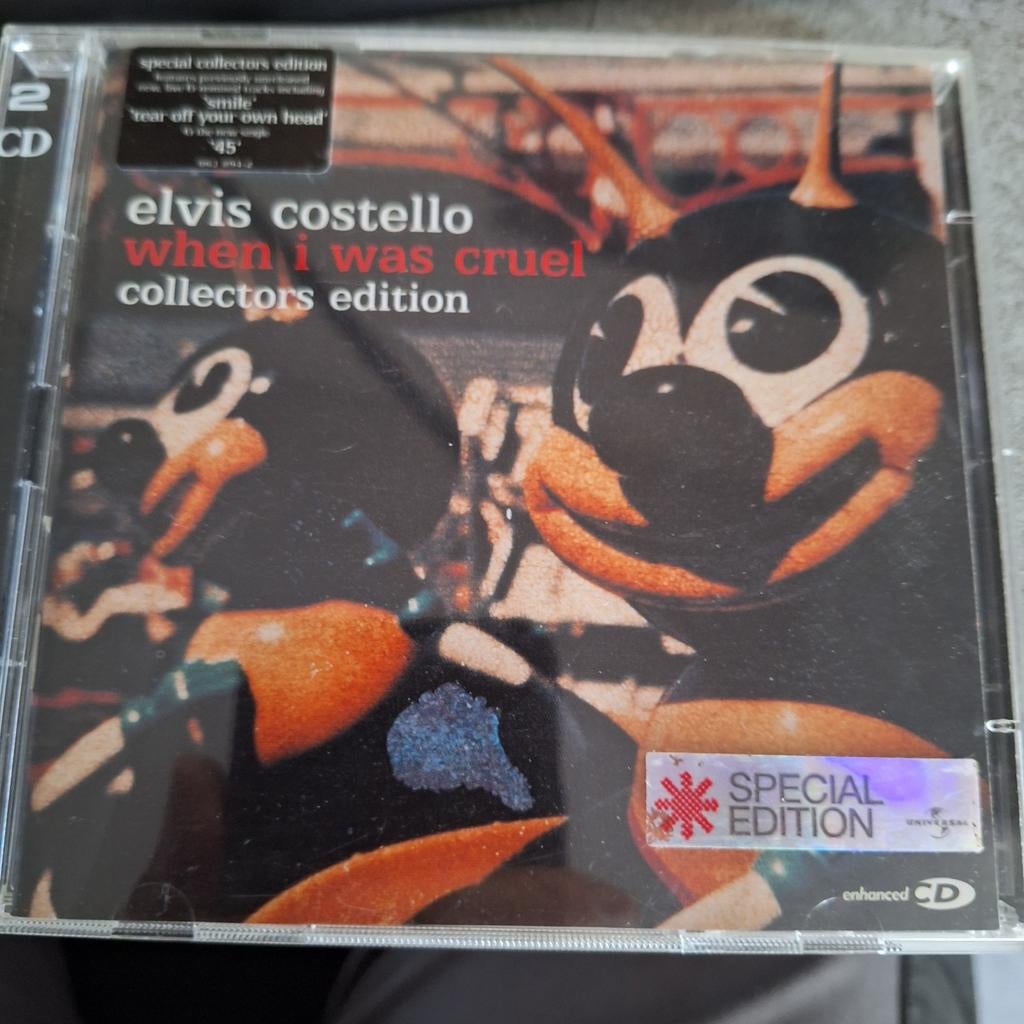Elvis Costello when i was cruel collectors edition, Ophalen of Verzenden, Zo goed als nieuw, Poprock