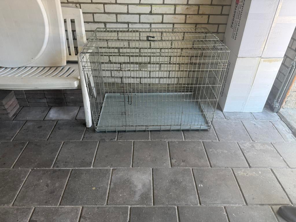 Hondenbench / bench 108 x 76 x 68 cm, Dieren en Toebehoren, Ophalen, Gebruikt, 75 tot 110 cm, 65 tot 100 cm