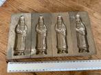 Vintage Antieke Zwaar Metalen Chocoladevorm Sinterklaas, Ophalen of Verzenden