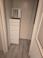 Ikea make-up tafel met spiegel en lades, Minder dan 50 cm, Gebruikt, Modern, Scandinavisch, 100 tot 150 cm