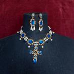 Unieke Middeleeuwse/Renaissance/Tudor ketting & oorbellen, Ophalen of Verzenden, Nieuw