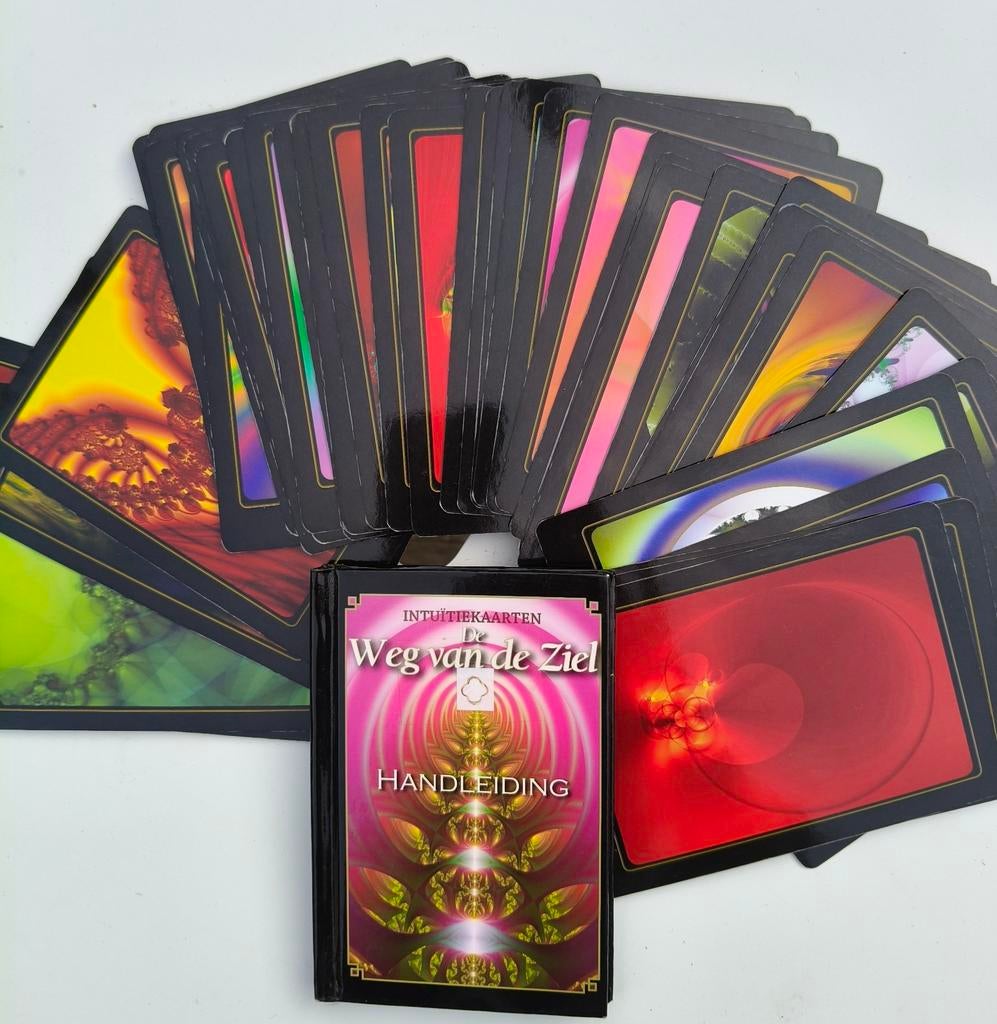 Orakelkaarten - De Weg van de Ziel - Cheryl Lee Harnish, Ophalen of Verzenden, Zo goed als nieuw, Tarot of Kaarten leggen, Instructieboek