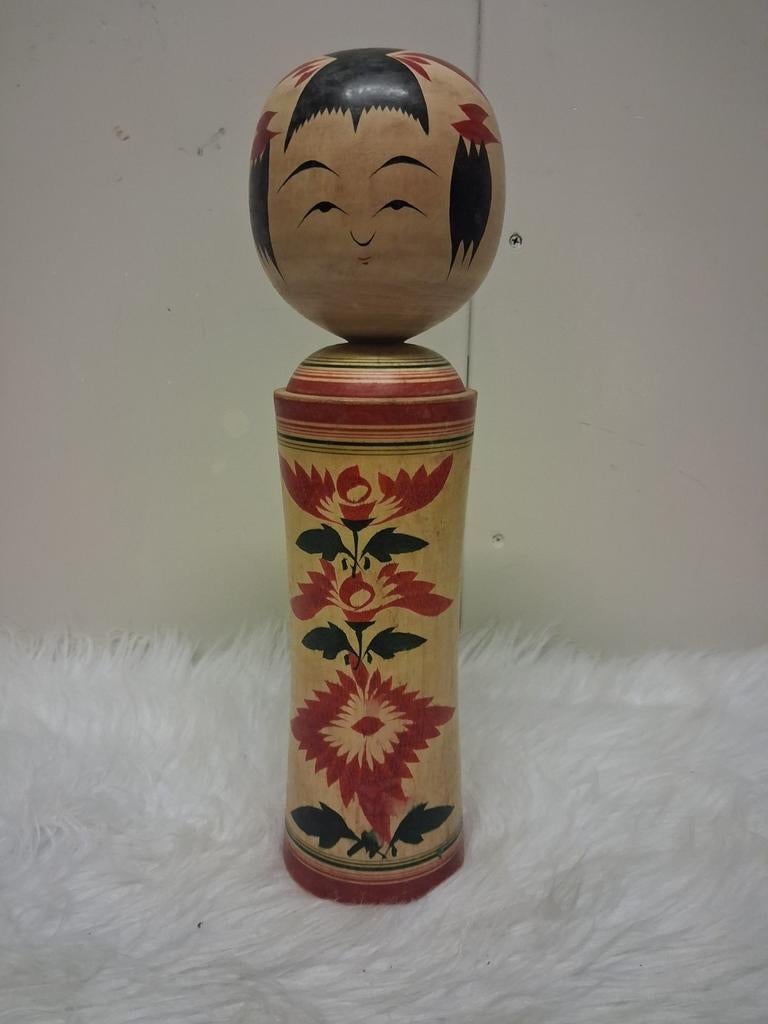 Kokeshi pop gesigneerd, Ophalen of Verzenden