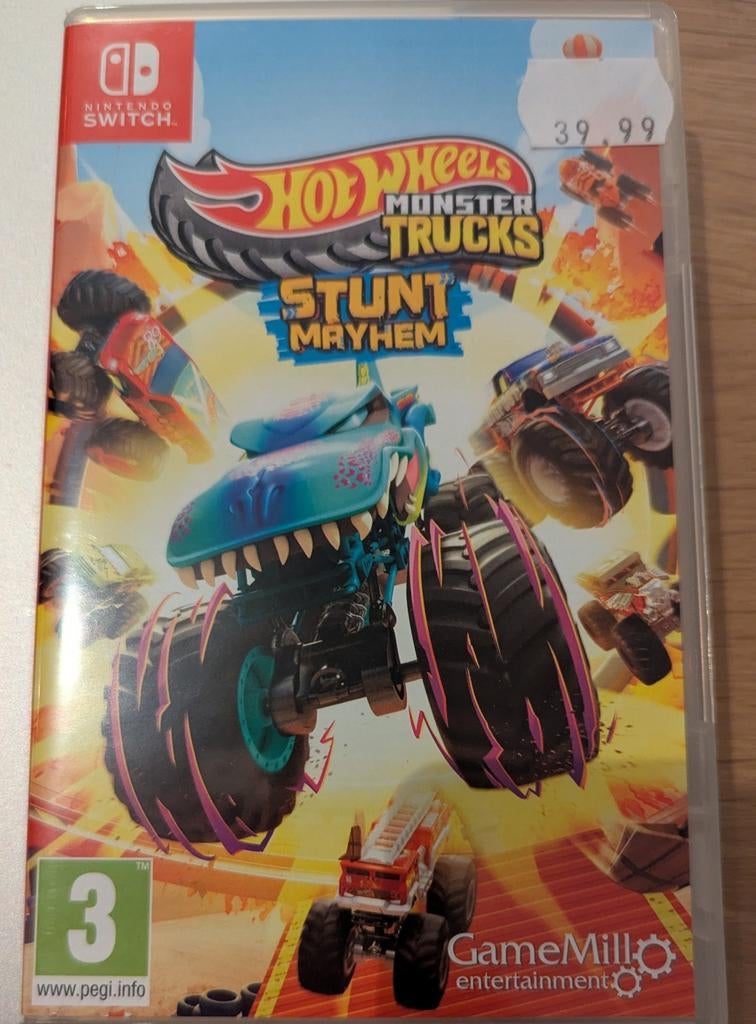 Hot Wheels Monster Trucks: Stunt Mayhem, Overige genres, Ophalen of Verzenden, Zo goed als nieuw, 3 spelers of meer
