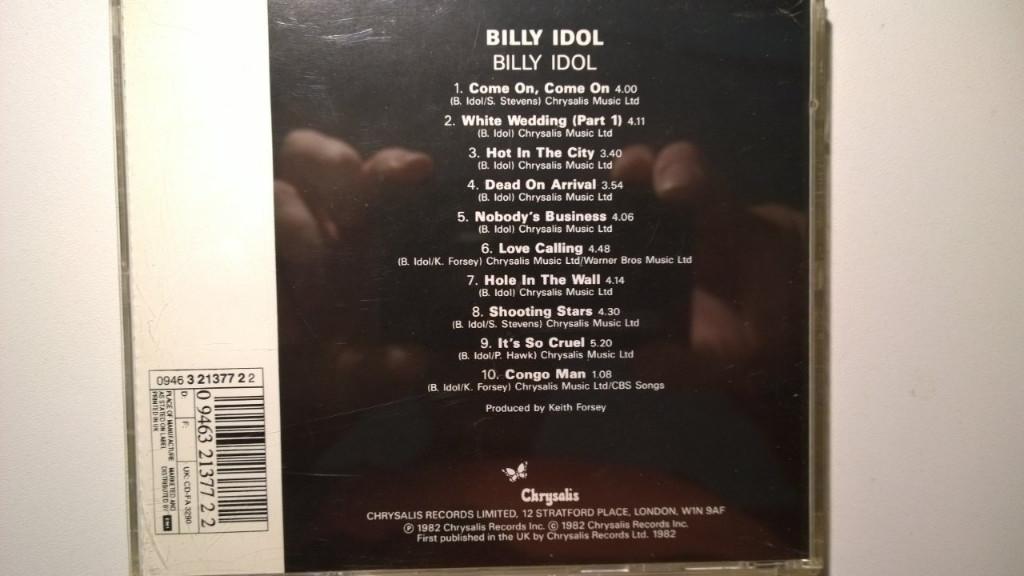 Billy Idol - Billy Idol, Ophalen of Verzenden, Zo goed als nieuw, Poprock
