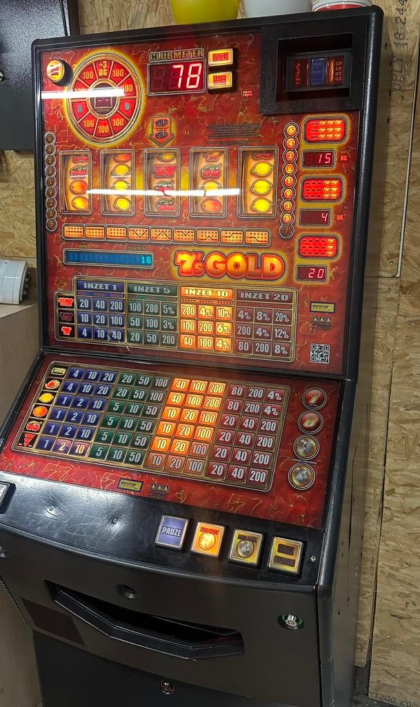 Fruit gok automaat 7 gold goede en nette staat !, Verzamelen, Automaten | Gokkasten en Fruitautomaten, Euro, Ophalen, Zo goed als nieuw