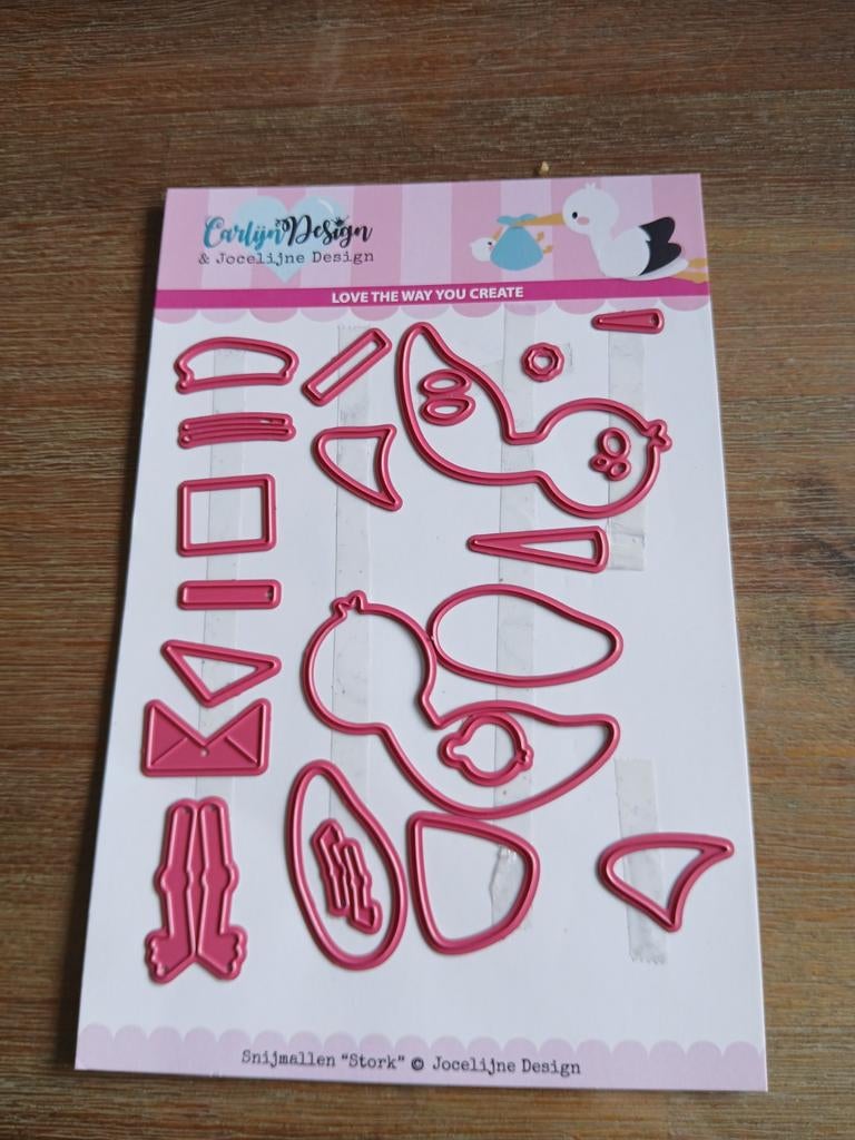 Snijmallen stork Jocelijne design, Ophalen of Verzenden, Zo goed als nieuw, Overige thema's, Pons of Mal