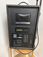 Alecto MPA-100 Mobiele PA Systeem met CD/Cassette, Ophalen of Verzenden, Gebruikt