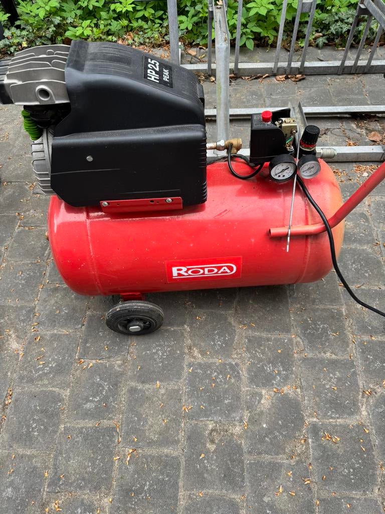 Compressor 50L, 25 tot 100 liter, Ophalen of Verzenden, Zo goed als nieuw, 200 tot 400 liter/min