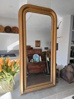 Stijlvolle Antieke Vergulde Franse Spiegel, Ophalen, Rechthoekig, 50 tot 100 cm