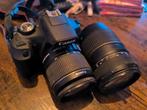 Canon eos 2000D met 2 lenzen en tas, Ophalen of Verzenden, Gebruikt, Spiegelreflex, Canon