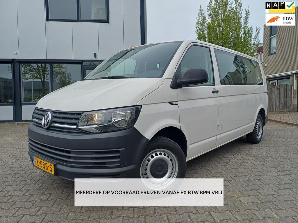 Volkswagen Transporter Kombi 2.0 TSI L2H19PERSONEN/BENZINE/A, Auto's, Volkswagen, Voorwielaandrijving, Stof, Gebruikt, Euro 6