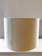 Grote Riviera Maison ribfluwelen lampenkap - Beige, 25 tot 50 cm, Beige, Rond, Ophalen of Verzenden