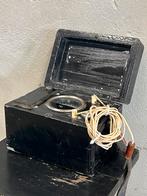 Antieke thermometer in kist, Ophalen of Verzenden