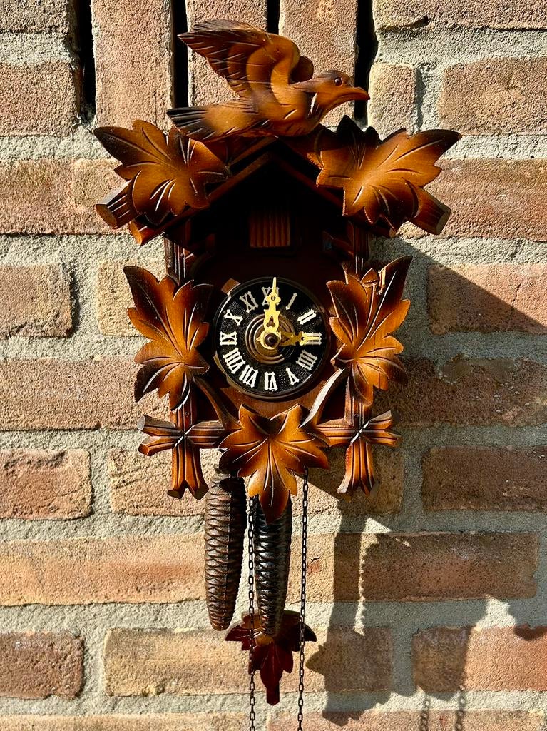 Mini koekoeksklok opknapper, Antiek en Kunst, Antiek | Klokken, Ophalen of Verzenden