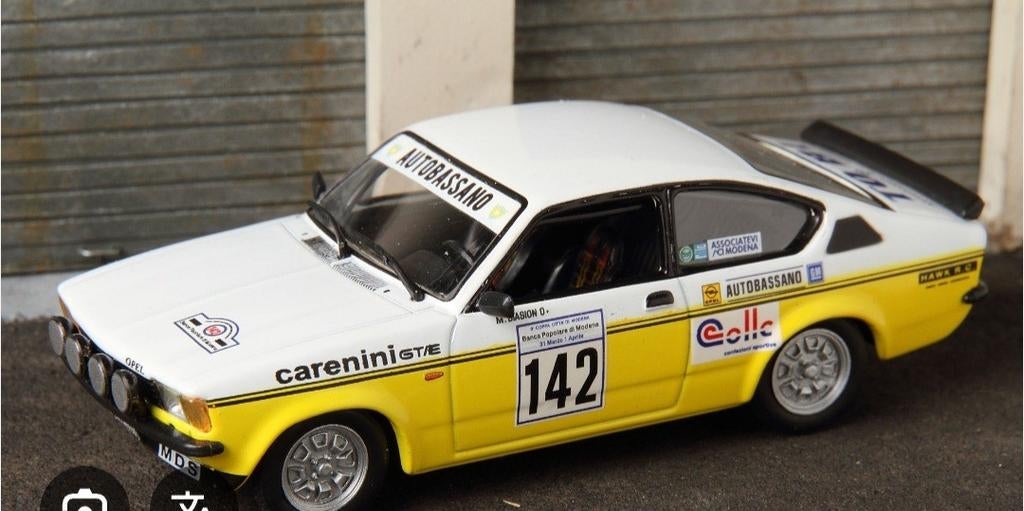 Opel kadett GTE rallye modelauto, Ophalen of Verzenden, Nieuw, Auto, Overige merken