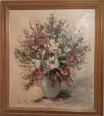 Groot olieverf schilderij doek stilleven schilder Jonk, Ophalen, Gebruikt, Oorspronkelijke maker, Schilderij