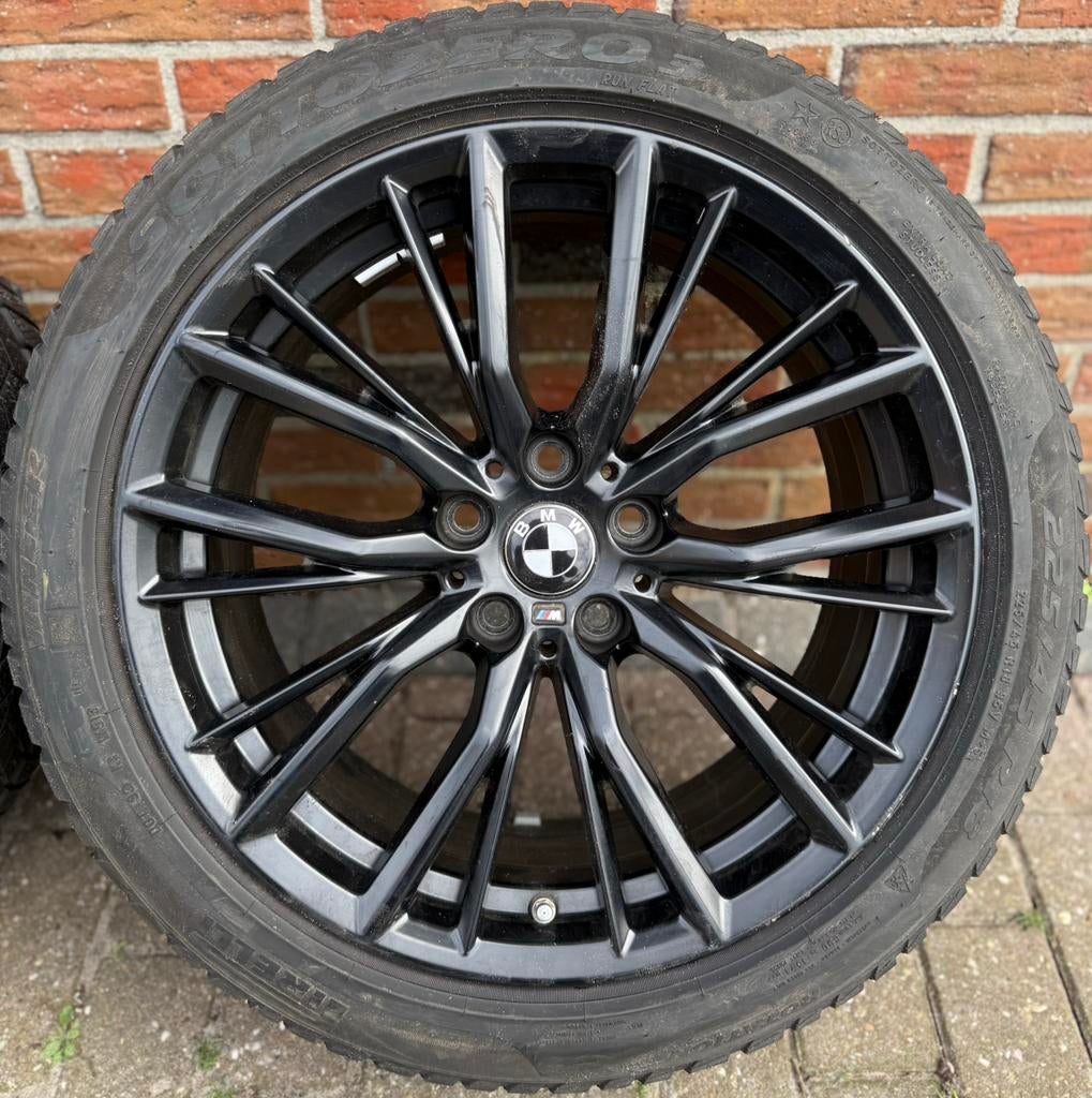✅ 18” Originele BMW M796 Breedset Velg(en) + Band Reserve, 18 inch, Gebruikt, Banden en Velgen, Personenwagen