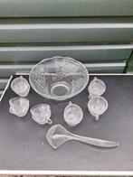 Grote Bowlkom Met Glazen, Ophalen, Glas, Pot, Bus of Blik