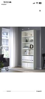 Ikea Billy Boekenkast - Wit, Ophalen, Gebruikt, 200 cm of meer, 50 tot 100 cm