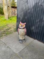 Uil vogelverschrikker voor tuin, boot of balkon, Tuin en Terras, Tuinbeelden, Ophalen of Verzenden, Gebruikt, Kunststof, Dierenbeeld