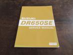 Suzuki DR650SE werkplaatshandboek manual, Motoren, Ophalen of Verzenden, Suzuki