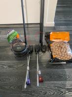 Karperset met fox molens en beetmelders, Ophalen, Zo goed als nieuw, Complete set