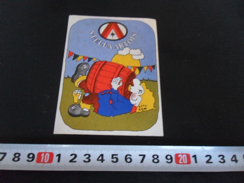 stickers STELLAARTOIS  Bier pils *, Ophalen, Zo goed als nieuw