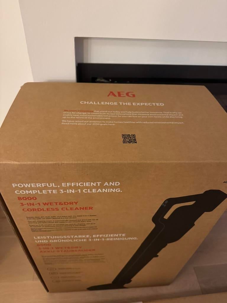 AEG 8000 3-in-1 Wet&Dry Draadloze Stofzuiger Nieuw, Witgoed en Apparatuur, Stofzuigers, Ophalen, Nieuw