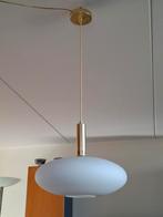 Hanglamp Juud Lightmakers wit/goud, diam 40cm, 8W lamp, Nieuw, Ophalen of Verzenden, Glas, 75 cm of meer