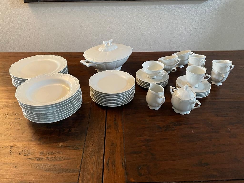 Hutschenreuther Viktoria servies, Gebruikt, Ophalen of Verzenden, Effen, Porselein