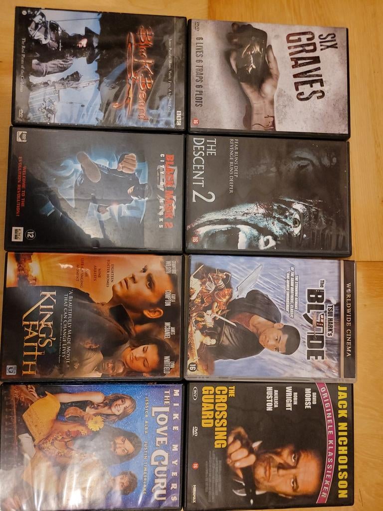 Six Graves Descent 2 Black Mask 2 King's Faith  Blade Crossi, Cd's en Dvd's, Dvd's | Overige Dvd's, Gebruikt, Vanaf 16 jaar, Ophalen of Verzenden