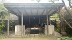 Overkapping met achterwand 3,50 bij 4,50m, Ophalen of Verzenden, Gebruikt, Tuinpaviljoen