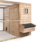 Houten Konijnenren Luuk groot nachthok, Dieren en Toebehoren, Knaagdieren en Konijnen | Hokken en Kooien, 110 cm of meer, Nieuw