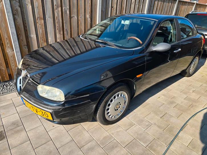 Alfa Romeo 156 1.8 Twin Spark 1998 Blauw, Auto's, Alfa Romeo, Particulier, ABS, Airbags, Airconditioning, Elektrische ramen, Metallic lak