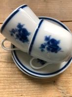 2 kop & schotels MAASTRICHT MOSA HOLLAND nr 104 + 114, Ophalen of Verzenden, Zo goed als nieuw, Porselein, Kop en/of schotel