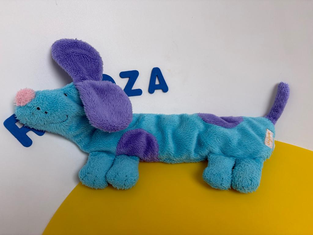 530 difrax hond tekkel blauw paars, Ophalen of Verzenden, Hond
