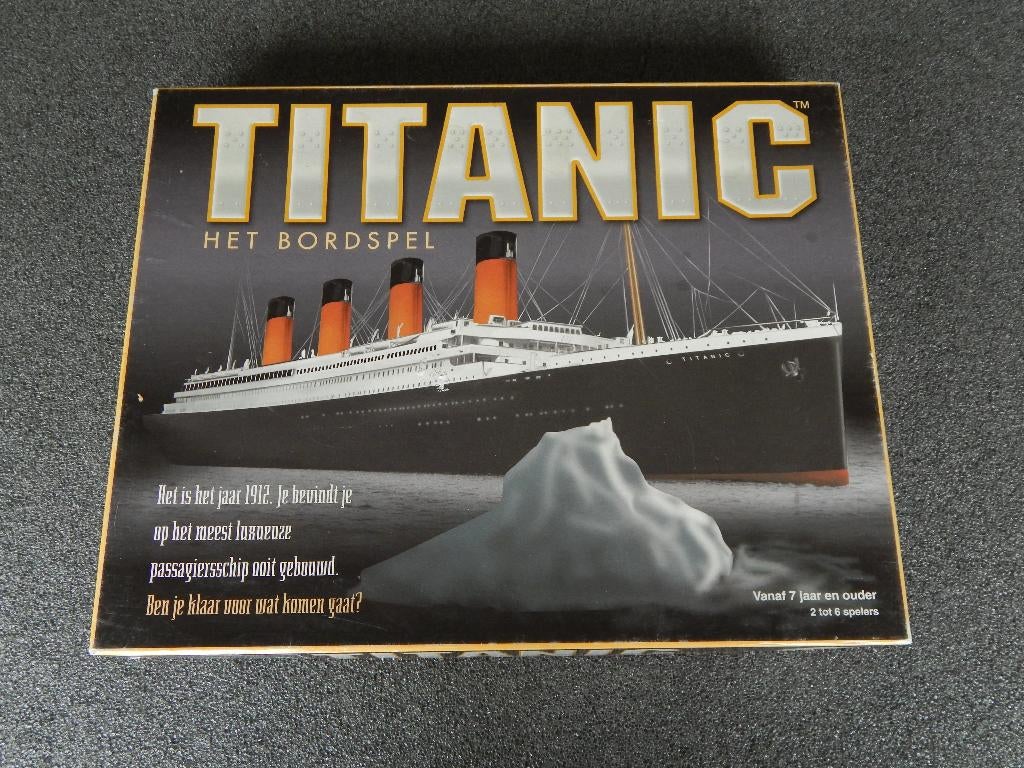 Titanic , bordspel, Hobby en Vrije tijd, Gezelschapsspellen | Bordspellen, Vijf spelers of meer, Ophalen of Verzenden, Gebruikt